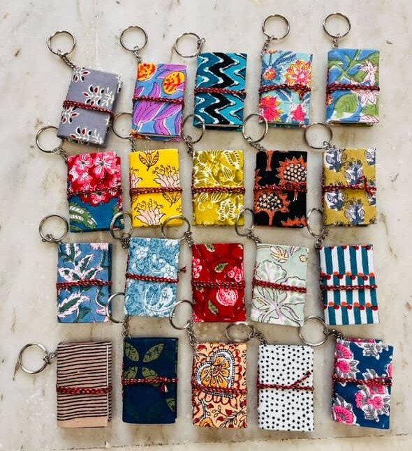 2x3 keychain diary Rs 100 each