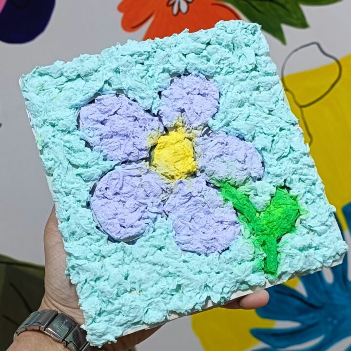 paper mache flower