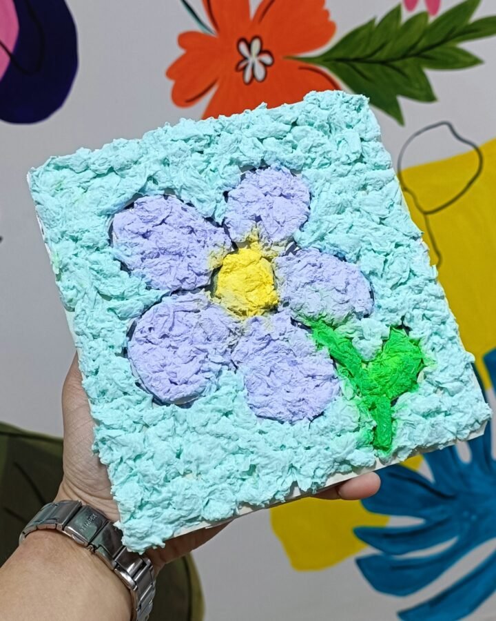 paper mache flower